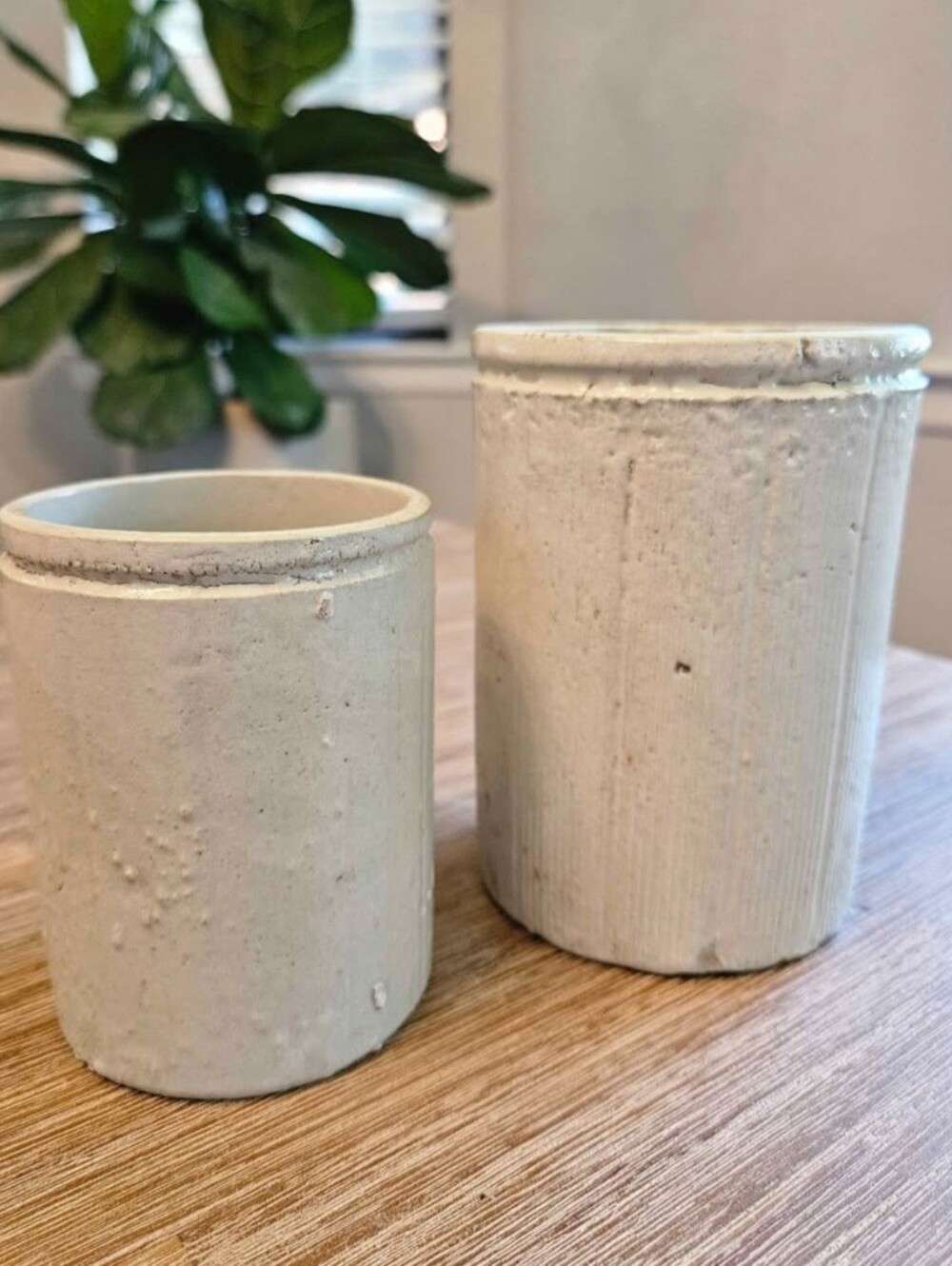 Pair of Antique English Marmalade Jars